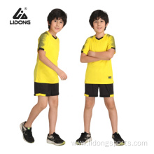 Popular Soccer Uniform Jersey Set For Kids